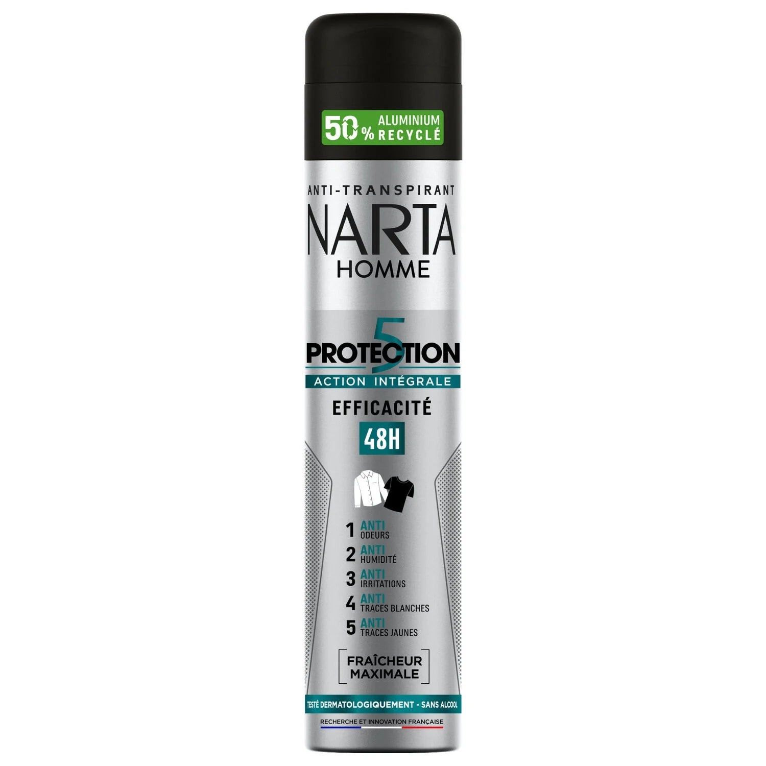 Déodorant Homme Protection 5 Actions Intégrale 48H NARTA HOMME