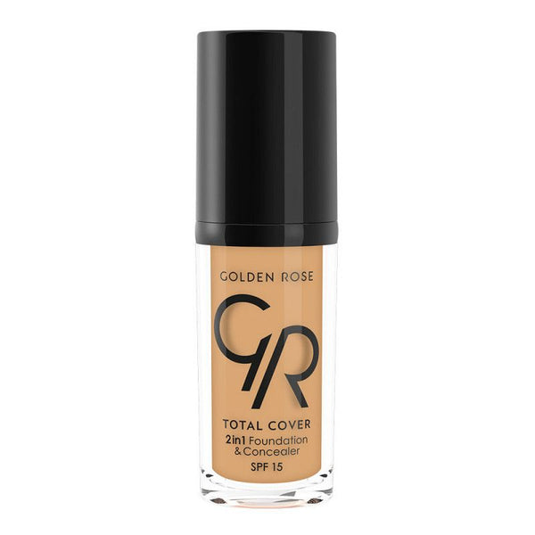 FOND DE TEINT ET CORRECTEUR TOTAL COVER 2 IN 2 GOLDEN ROSE