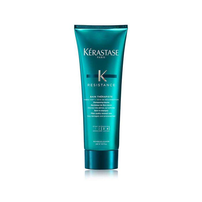 KÉRASTASE | RÉSISTANCE | BAIN THÉRAPISTE | SHAMPOING-BAUME RÉPARATEUR PROFOND POUR CHEVEUX TRÈS ABÎMÉS | 250 ML