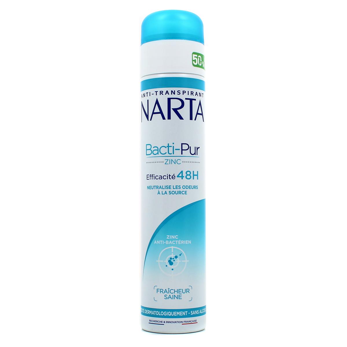 NARTA BACTI-PUR ZINC EFFICACITE 48H - 200ML