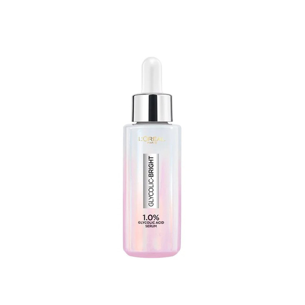 L’ORÉAL PARIS - SÉRUM VISAGE GLYCOLIC-BRIGHT 1% D’ACIDE GLYCOLIQUE POUR UNE PEAU ÉCLATANTE ET UNIFORME – 30 ML