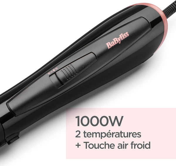 Brosse soufflante, 1000W, brosse à poils souples, mm thermique 38mm (AS126E)