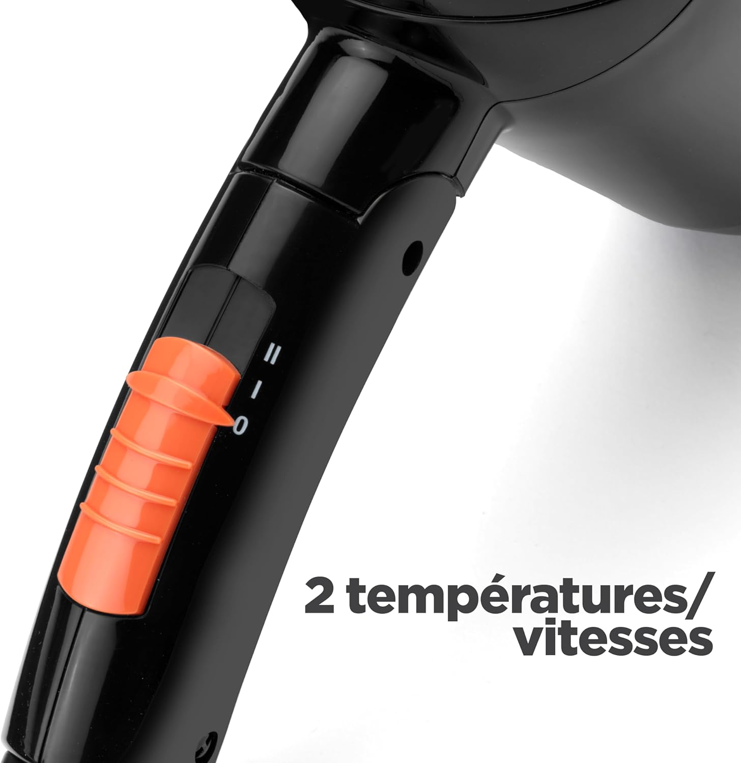 Sèche cheveux moteur DC 2000W poignée pliante 5344E