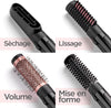 Brosse soufflante, 1000W, brosse à poils souples, mm thermique 38mm (AS126E)