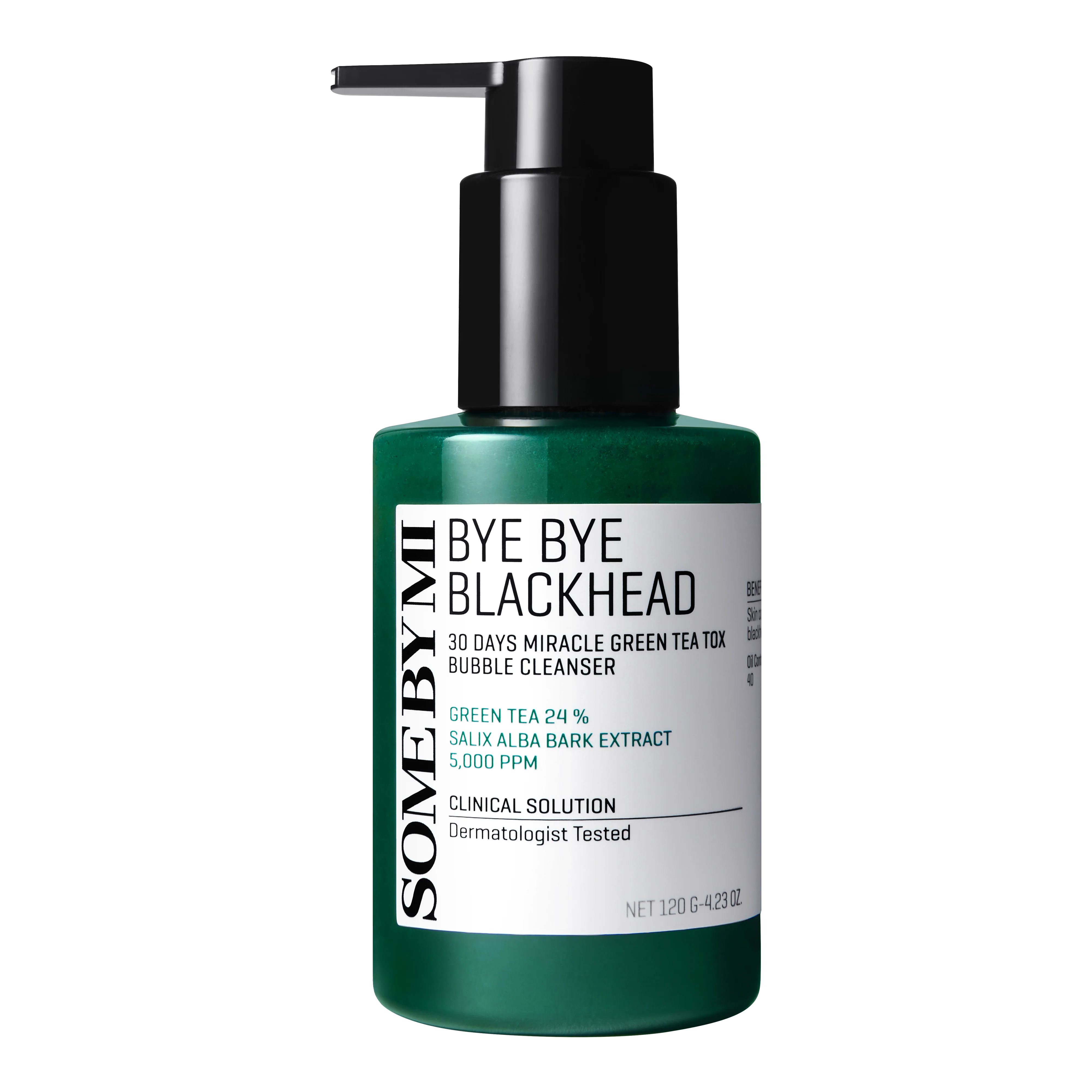 BYE BYE BLACKHEAD 30 DAYS MIRACLE GREEN TEA TOX BUBBLE CLEANSER 120G