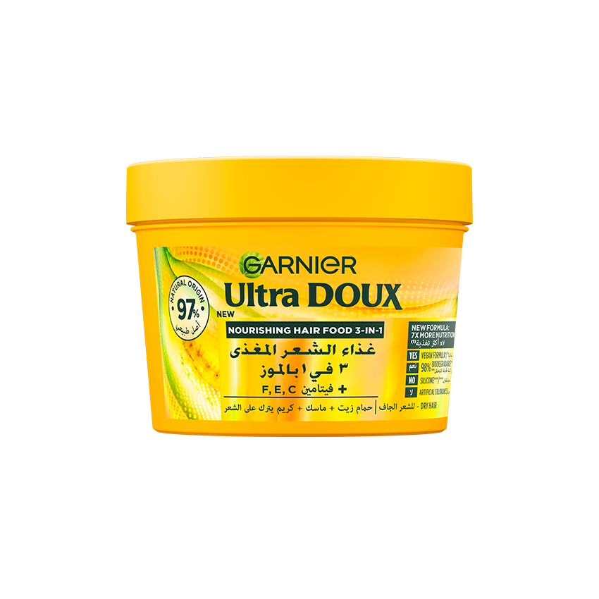 GARNIER ULTRA DOUX Hair Food Banane 390ML
