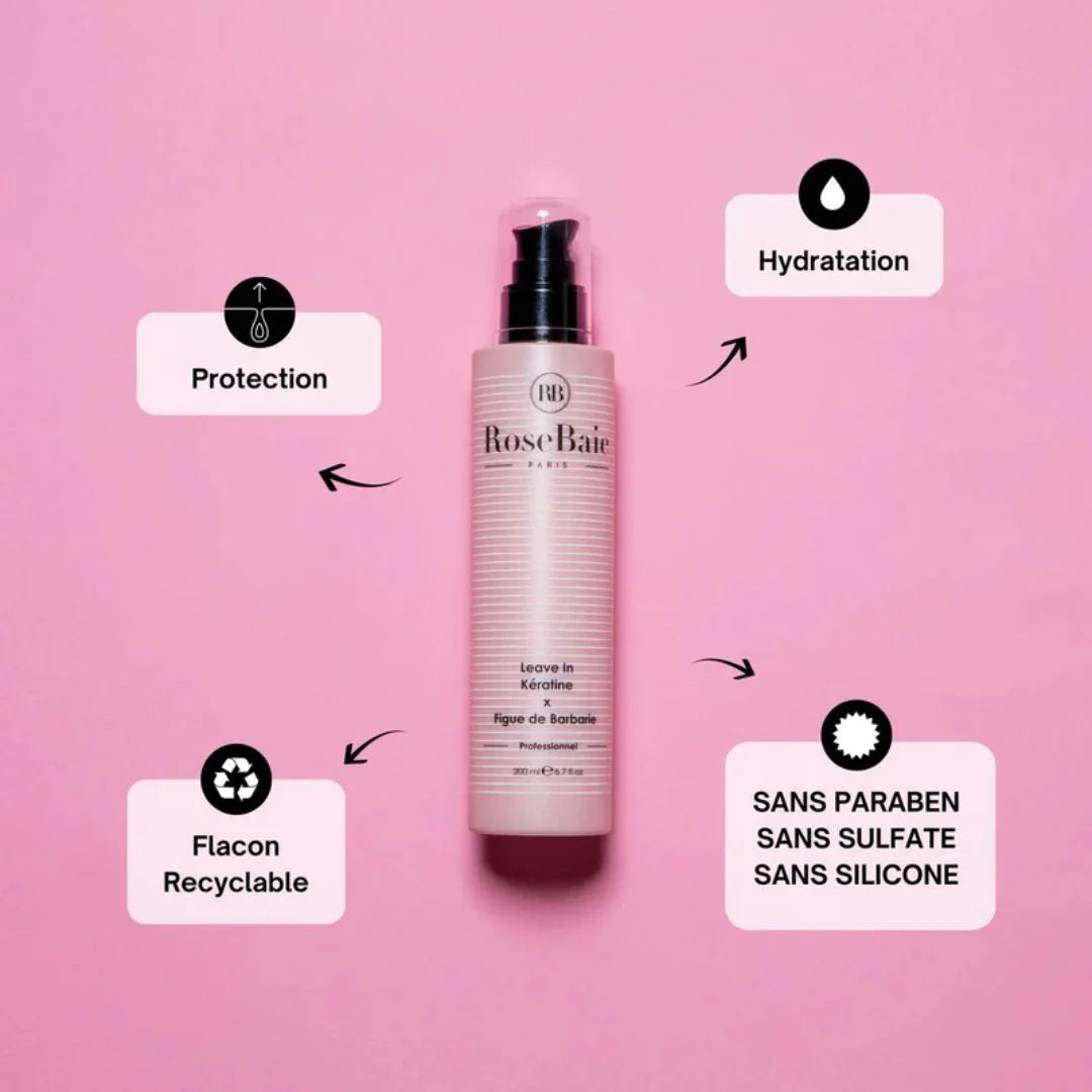 RoseBaie Leave In Kératine x Figue de Barbarie 200ml