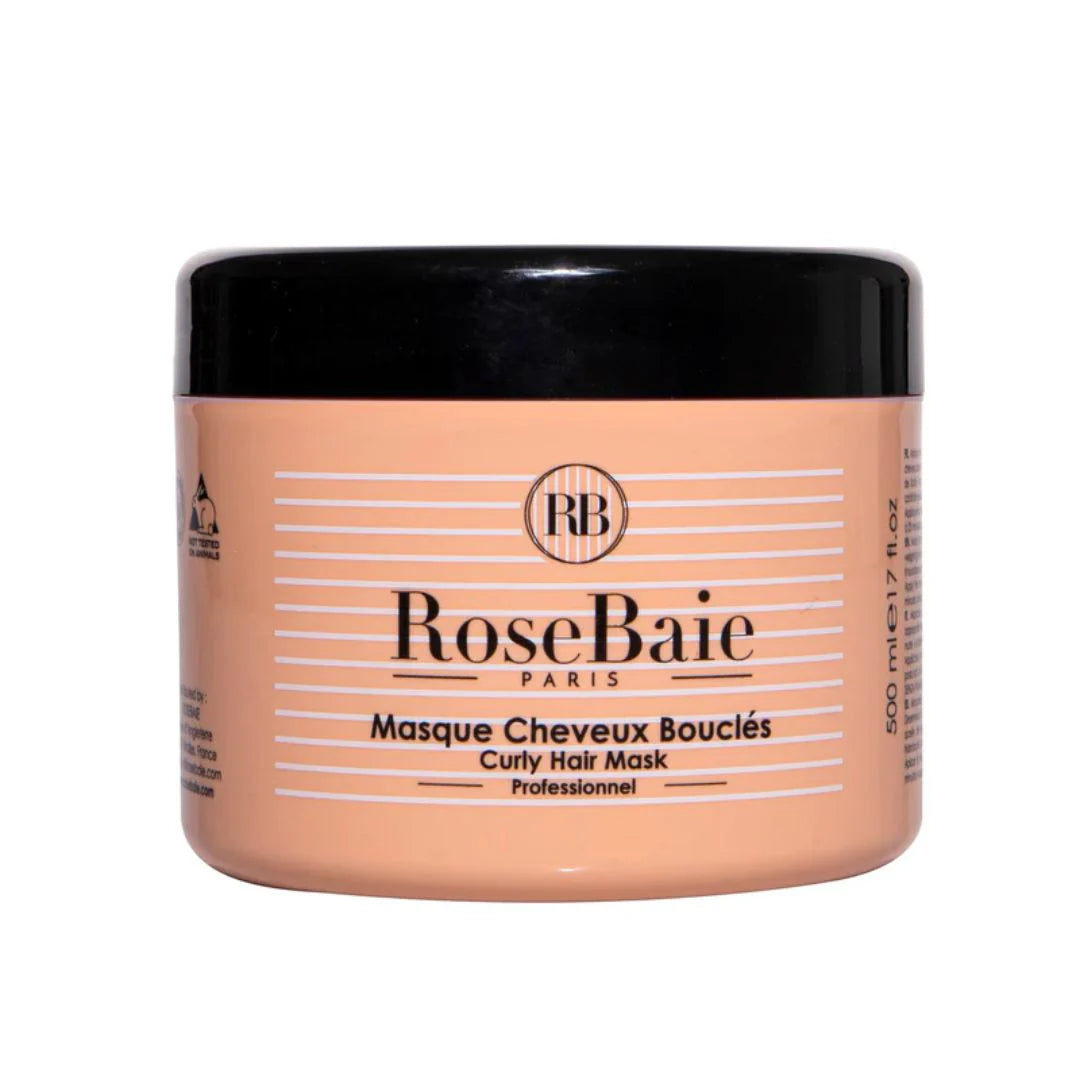 RoseBaie Masque Cheveux Bouclés x Huile d'Avocat 500ml
