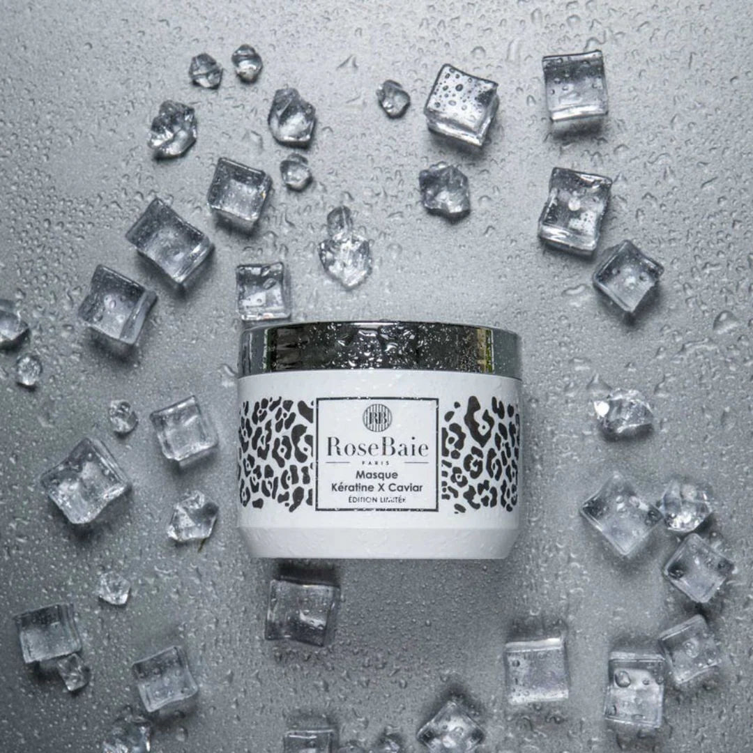 RoseBaie Masque Kératine x Caviar Réparation & Nutrition Intense 500ml