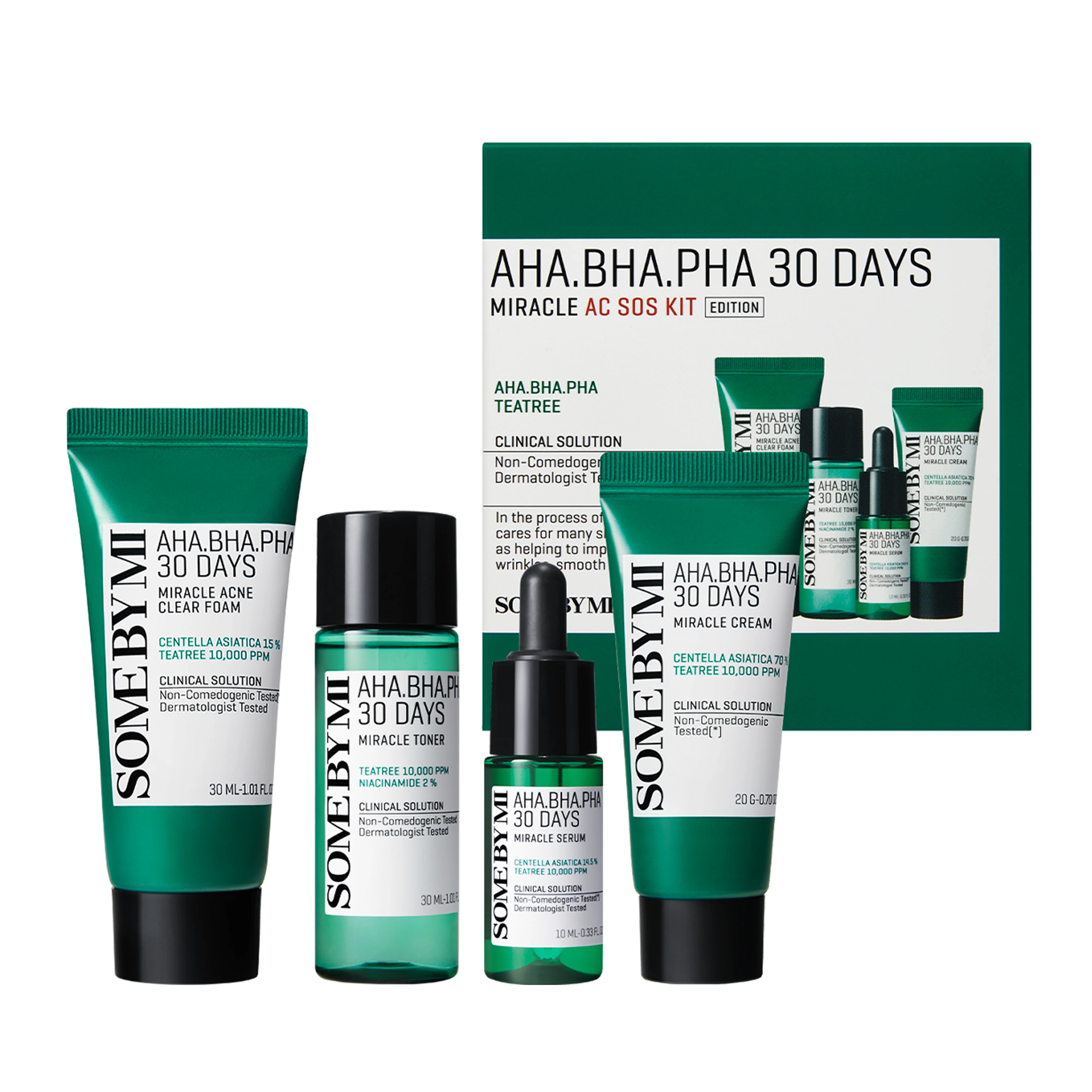 AHA. BHA. PHA 30 DAYS MIRACLE AC SOS KIT