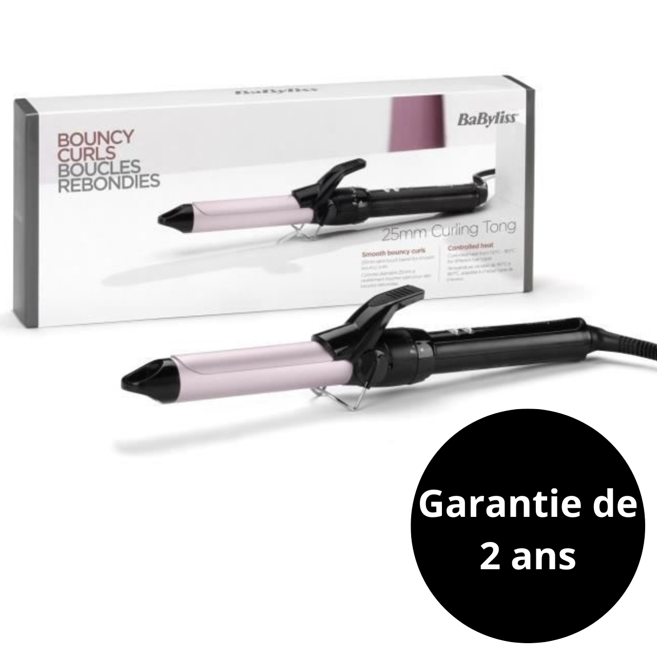 BaByliss ® 25mm Curling Tong C325E - Fer à friser