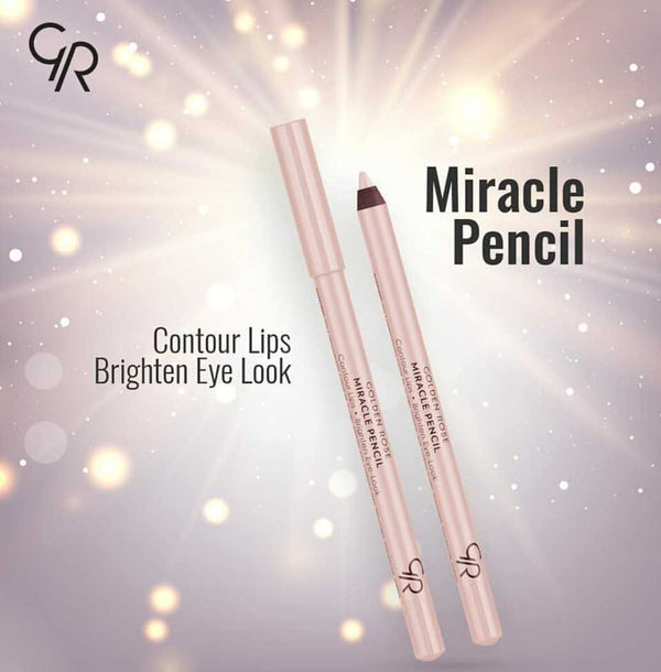 CRAYON MIRACLE LEVRES ET YEUX GOLDEN ROSE
