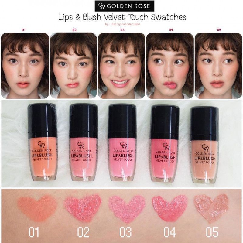 CREME LEVRES ET JOUES GOLDEN ROSE