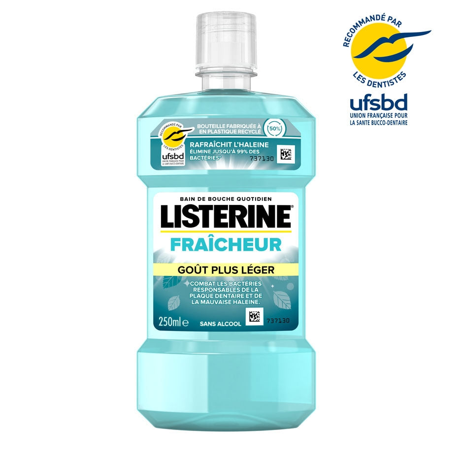 Bain de Bouche LISTERINE Fraicheur Goût Plus Léger