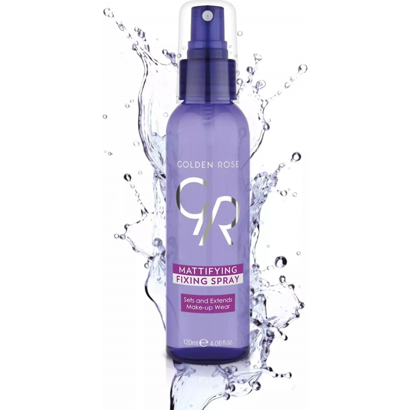 MAKE UP FIXING SPRAY GOLDEN ROSE