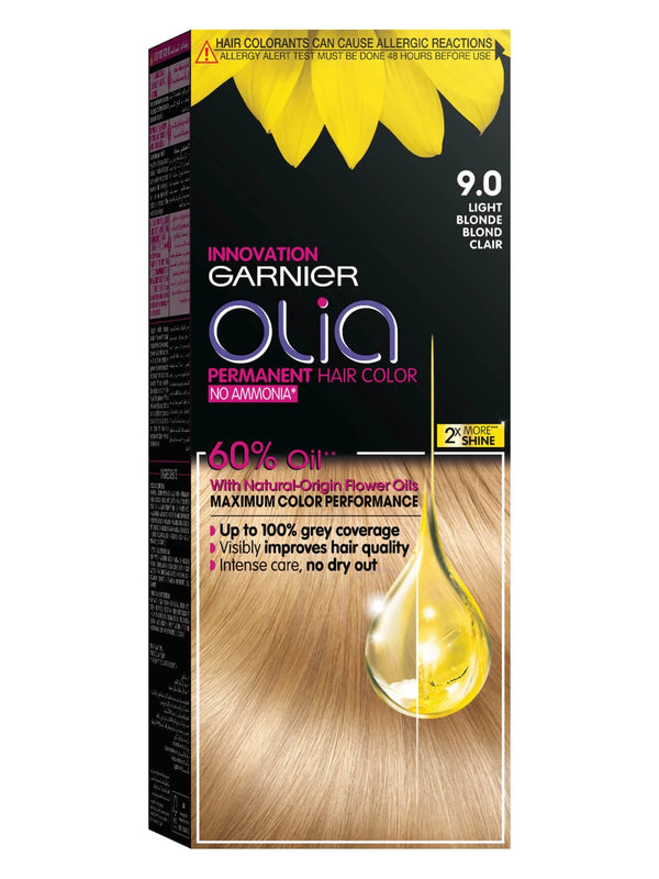 Garnier hair color olea light blonde 9.0
