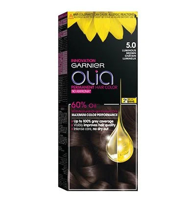 Olia No Ammonia Permanent Haircolor 5.0 Luminous Brown