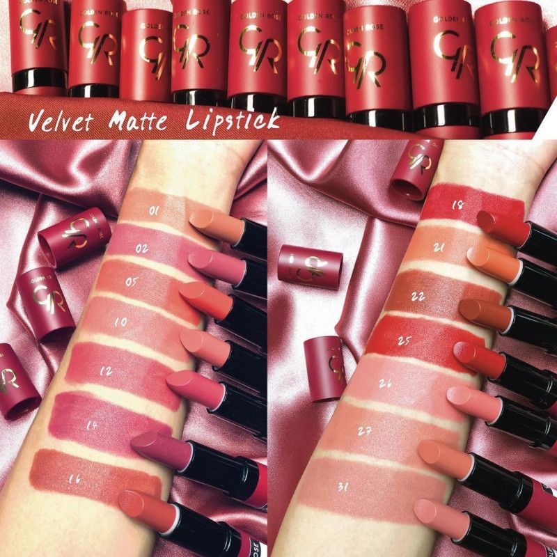 ROUGE A LEVRES VELVET MATTE GOLDEN ROSE
