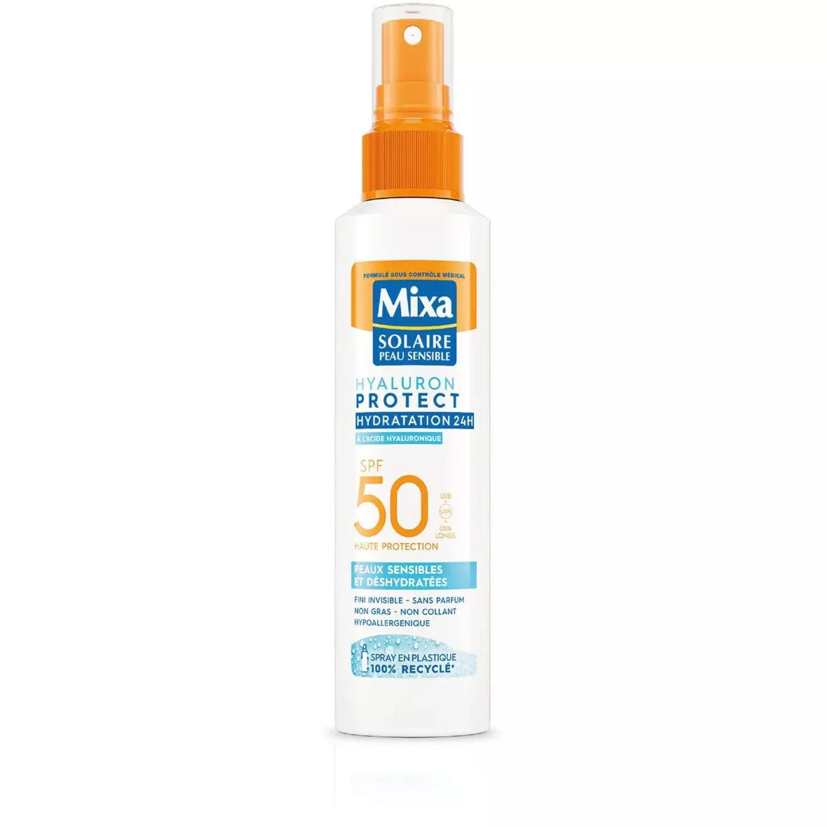Mixa Protection Solaire Spray Hyaluron Protect 50 SPF