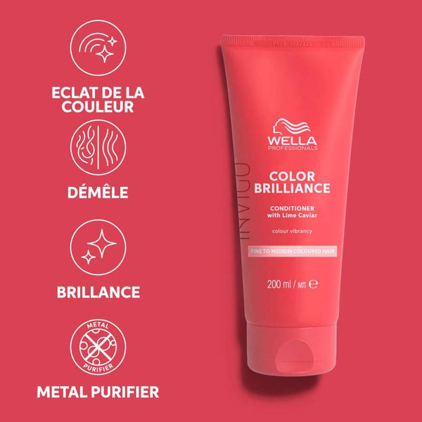 Après-shampoing cheveux colorés et fins à moyens Color Brilliance 200ml