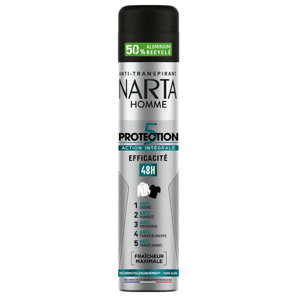 Déodorant Homme Protection 5 Actions Intégrale 48H NARTA HOMME