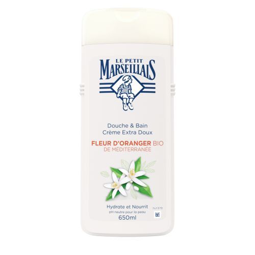 LE PETIT MARSEILLAIS DOUCHE ET BAIN FLEUR D'ORANGER BIO 650ML