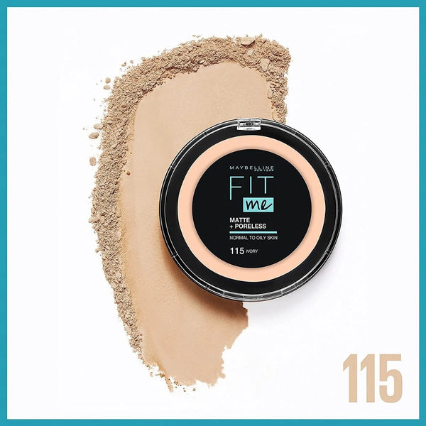 Maybelline - Poudre Fit Me Matte And Poreless N° 115 – Ivory