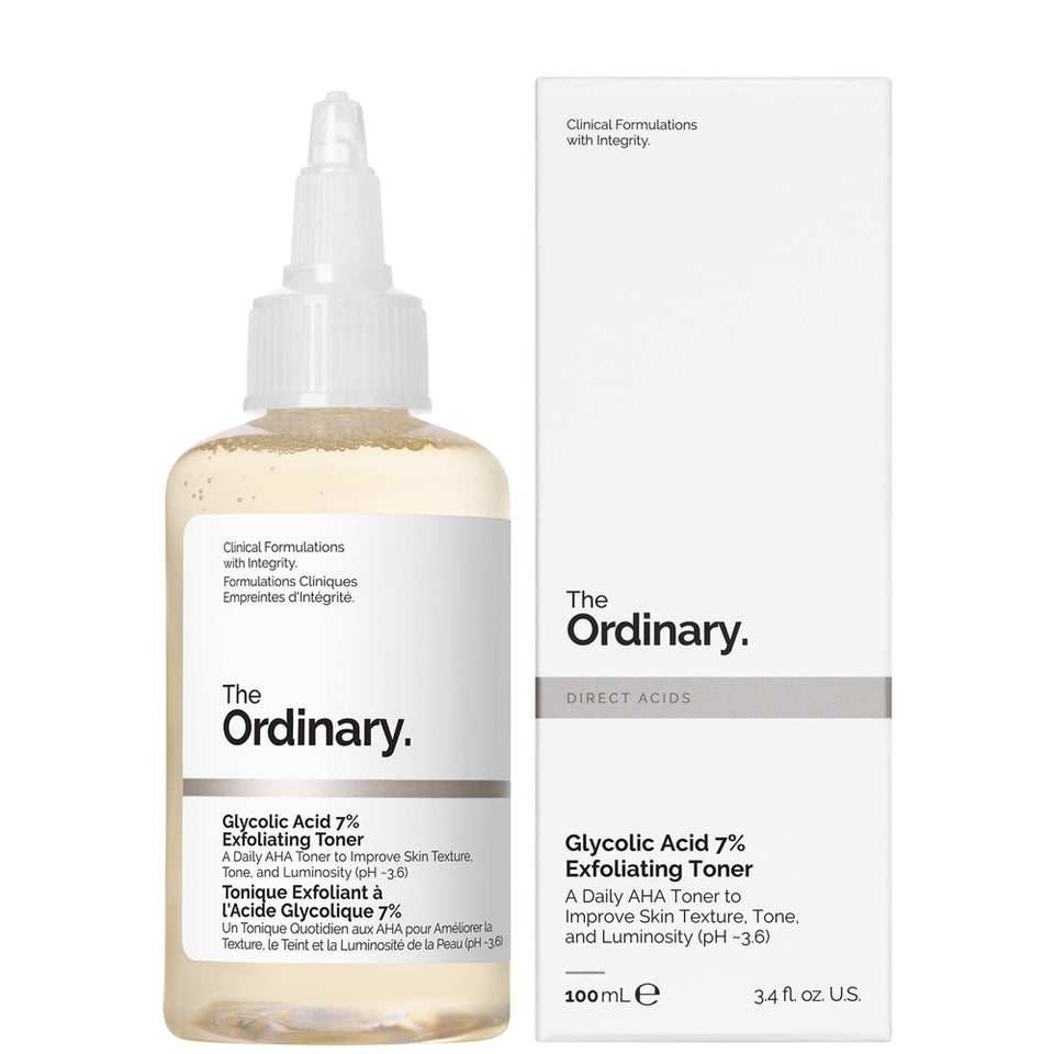 Tonique Exfoliant à l'Acide Glycolique 7% - Lotion Exfoliante