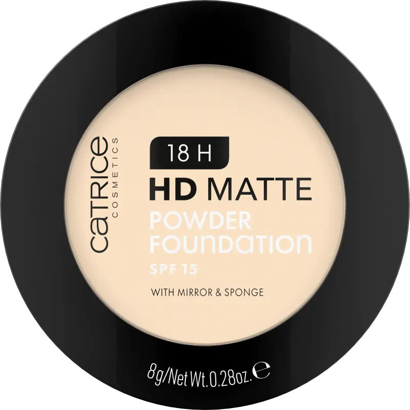 18H HD Matte Powder Foundation fond de teint CATRICE catrice