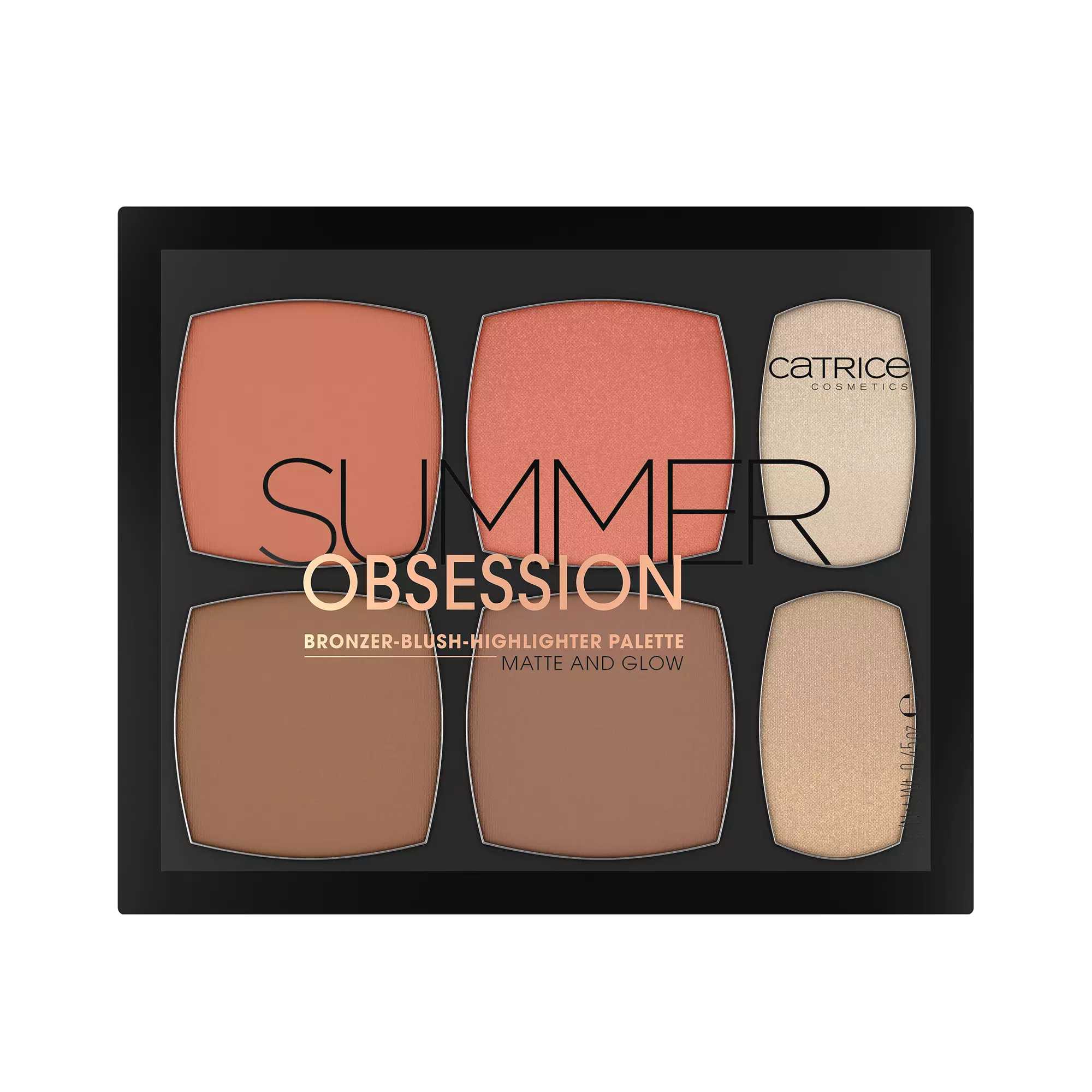 Summer Obsession Bronzer Blush Highlighter Palette Matte And Glow