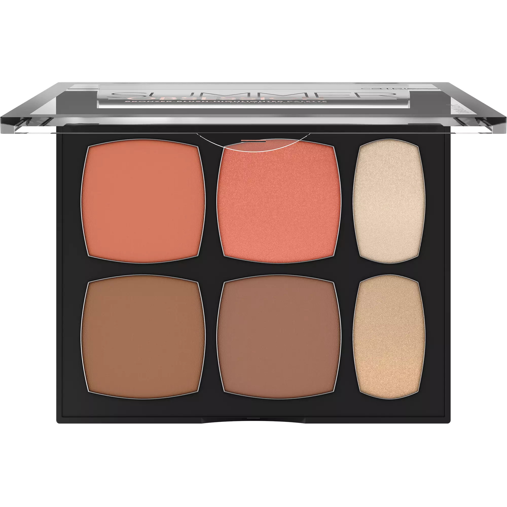 Summer Obsession Bronzer Blush Highlighter Palette Matte And Glow