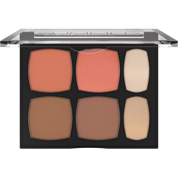 Summer Obsession Bronzer Blush Highlighter Palette Matte And Glow