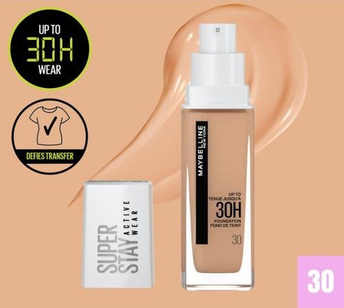 MAYBELLINE - SUPER STAY ACTIVE WEAR 30H FOND DE TEINT 30 SAND