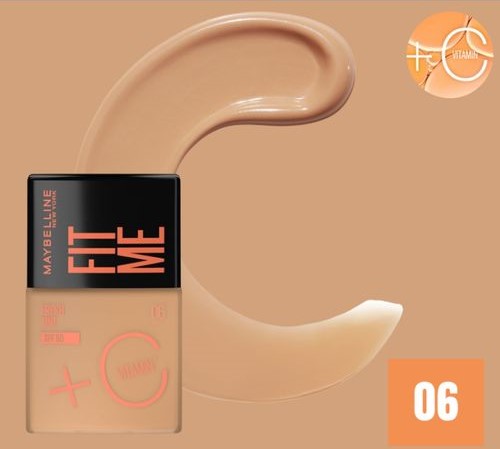 MAYBELLINE - FOND DE TEINT FIT ME FRESH TINT SPF 50 + VITAMIN C 06