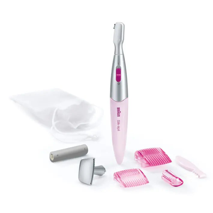 Braun Silk-épil Bikini Styler FG1100 Rose Et 4 Accessoires