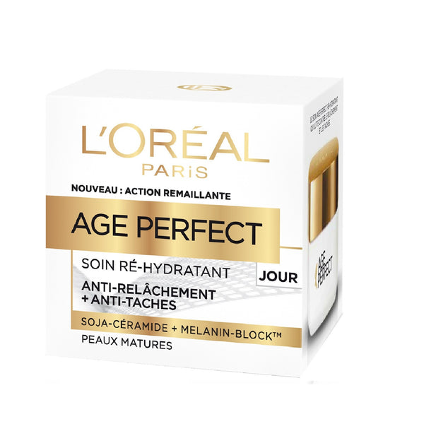 L’ORÉAL SKIN EXPERT – AGE PERFECT SOIN REHYDRATANT JOUR ANTI-RELACHEMENT ANTI TACHES PEAUX MATURES – 50ML