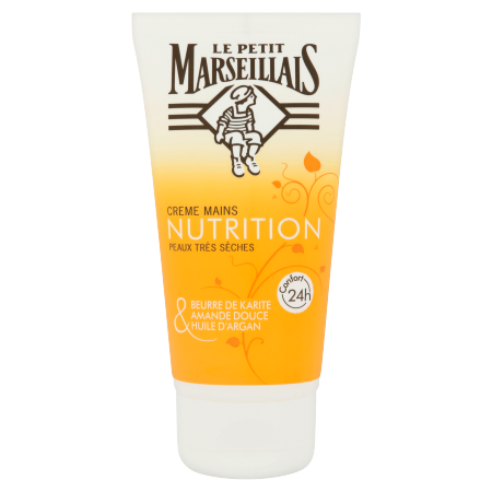 Crème Mains Nutrition Karité, Amande Douce & Argan