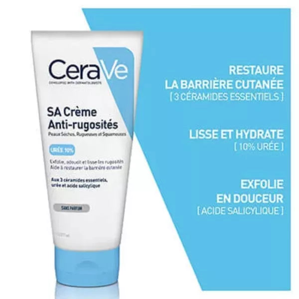 SA Crème Anti Rugosités 177ml - Soin pour Peaux Sèches, Rugueuses, Squameuses