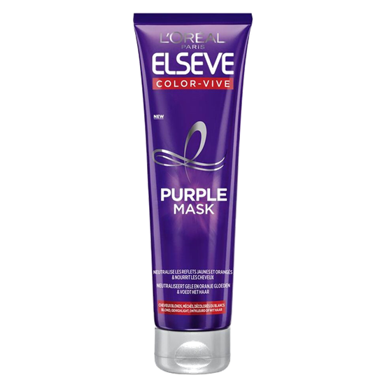 ELSÈVE – COLOR VIVE MASQUE VIOLET DÉJAUNISSANT POUR CHEVEUX MÉCHÉS, BLONDS OU DÉCOLORÉS – 150ML