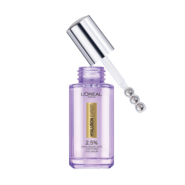 HYALURON EXPERT SERUM CONTOUR DES YEUX – 2.5% ACIDE HYALURONIQUE, CAFFEINE & NIACINAMIDE – 20ML