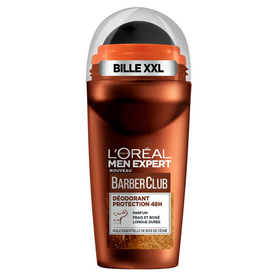 MEN EXPERT BARBERCLUB DÉODORANT BILLE PROTECTION 48H