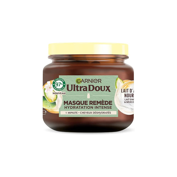 GARNIER ULTRA DOUX MASQUE REMÈDE HYDRATATION INTENSE LAIT AMANDE 340 ML