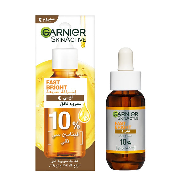 GARNIER SKINACTIVE FAST BRIGHT SÉRUM NUIT BOOSTER À LA VITAMINE C 30ML