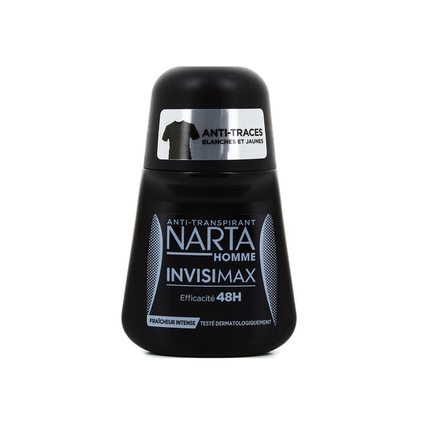 Narta Déodorant Homme Invisimax 48H Anti-Traces Blanches et Jaunes