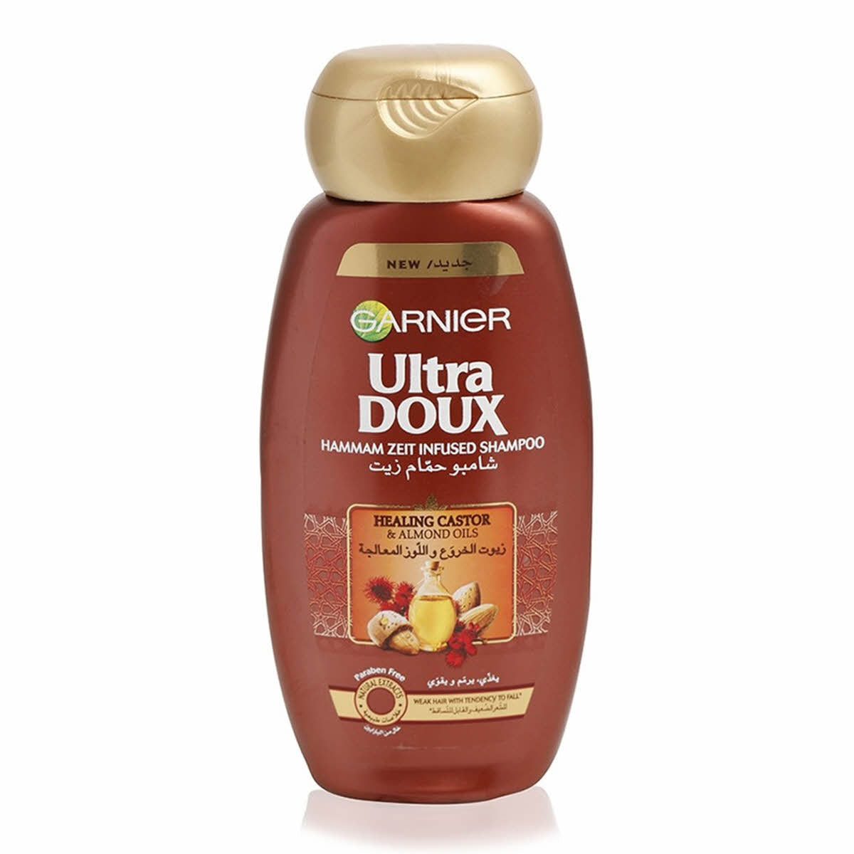 Garnier Ultra Doux Shampooing Cicatrisant Huiles de Ricin & d’Amande 200ml