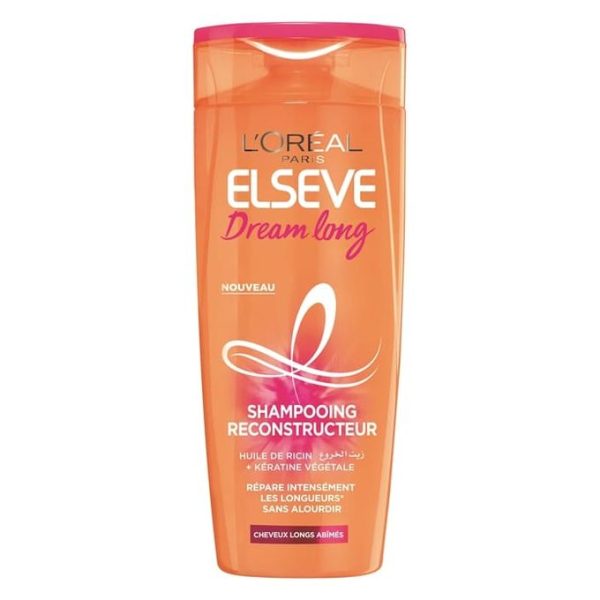 L’ORÉAL PARIS ELSÈVE DREAM LONG – SHAMPOING CHEVEUX LONGS – HUILE DE RICIN – 600 ML