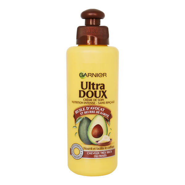 ULTRA DOUX – SOIN SANS RINCAGE À L’HUILE D’AVOCAT ET BEURRE DE KARITÉ – 200ML