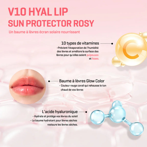 V10 HYAL LIP SUN PROTECTOR BERRY 7ML