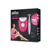 Épilateur Silk-épil 3 Epil-420 épilateur avec 2 accessoires et Bikini trimmer