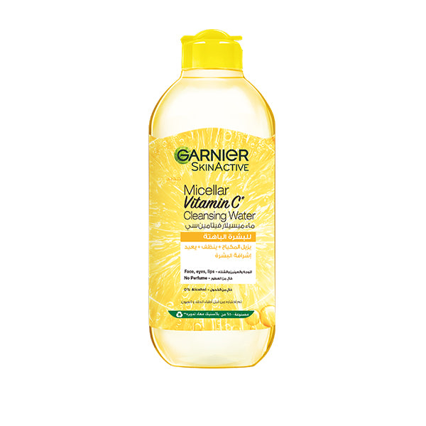 SKINACTIVE – SOLUTION MICELLAIRE NETTOYANTE AVEC DE LA VITAMINE C 400 ML